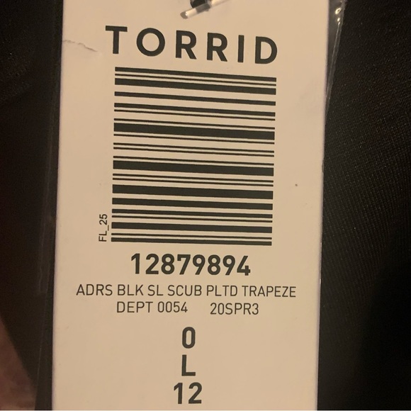 NEW TORRID Mini Scuba Fluted Dress - Picture 10 of 11